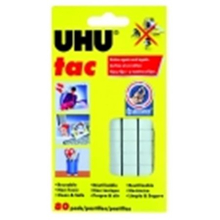 UHU Uhu Tac Pre-Scored Removable Adhesive Tab - Pack 80 1465923